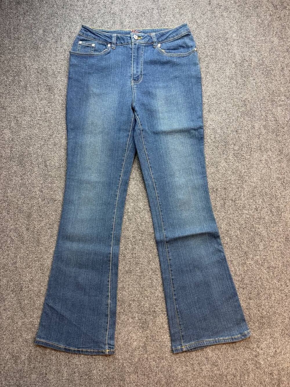 Y2K JBG Womens Size 16 Flare Jeans Mid Rise Stretch Medium Wash Denim
